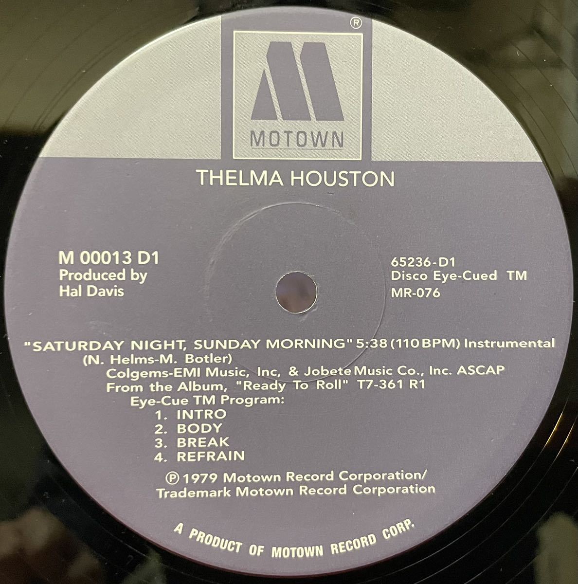 Thelma Houston (テルマ・ヒューストン) - Saturday Night Sunday Morning 12inch盤その他にもプロモーション盤 人気レコード 多数出品。の画像4