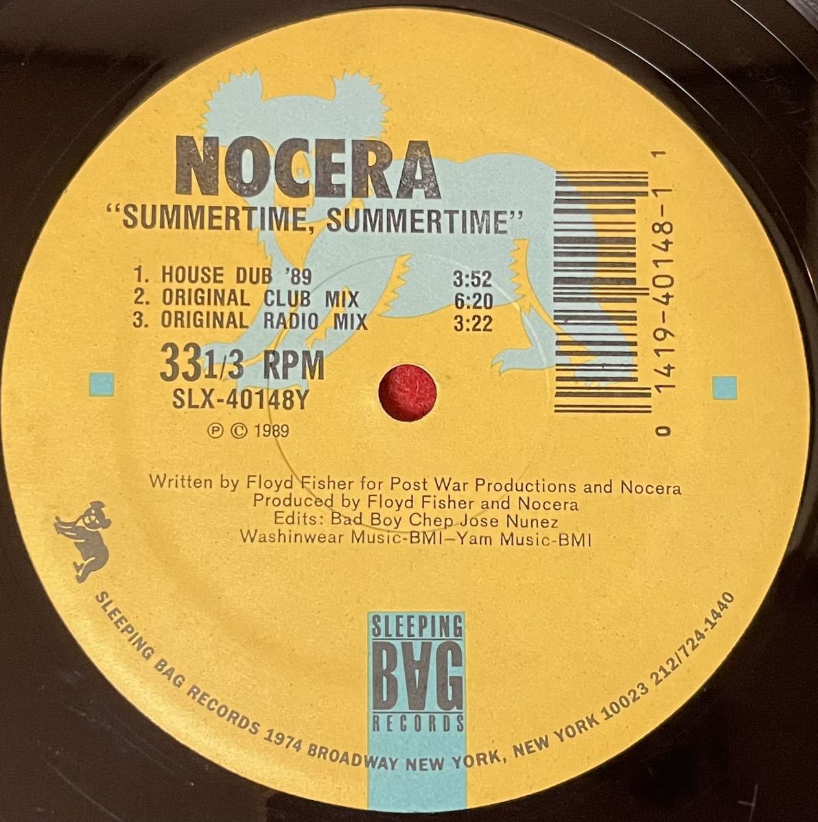 Nocera / Summertime, Summertime 12inch盤その他にもプロモーション盤 レア盤 人気レコード 多数出品。の画像1