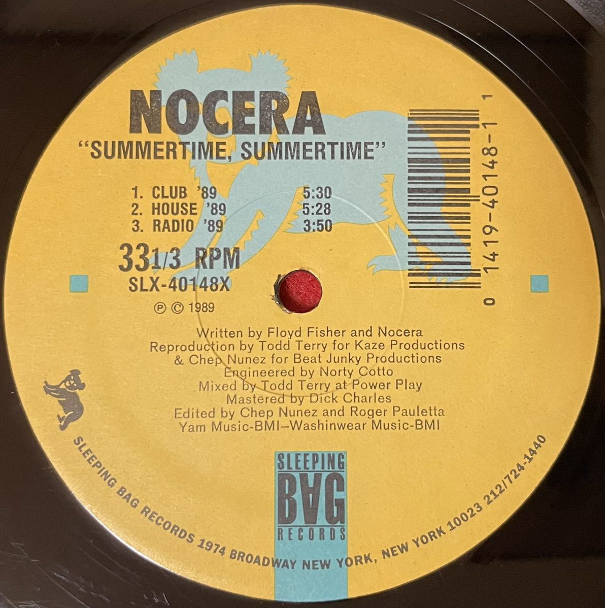 Nocera / Summertime, Summertime 12inch盤その他にもプロモーション盤 レア盤 人気レコード 多数出品。の画像2