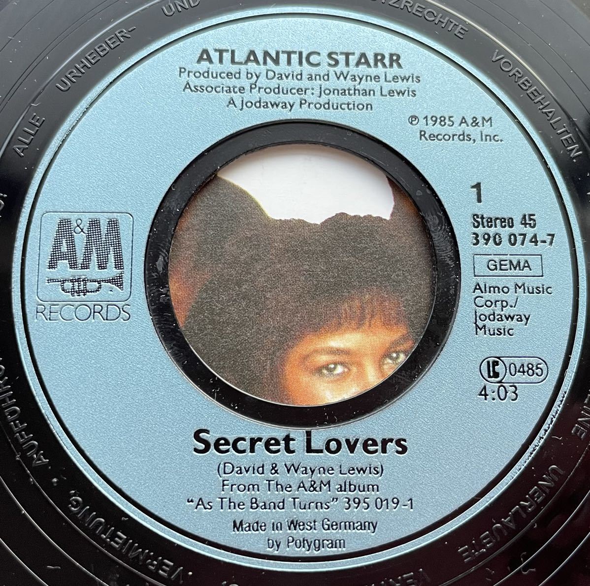 EP盤Atlantic Starr Secret Lovers 7inch盤 その他にもプロモーション盤 レア盤 人気レコード 多数出品。_画像2