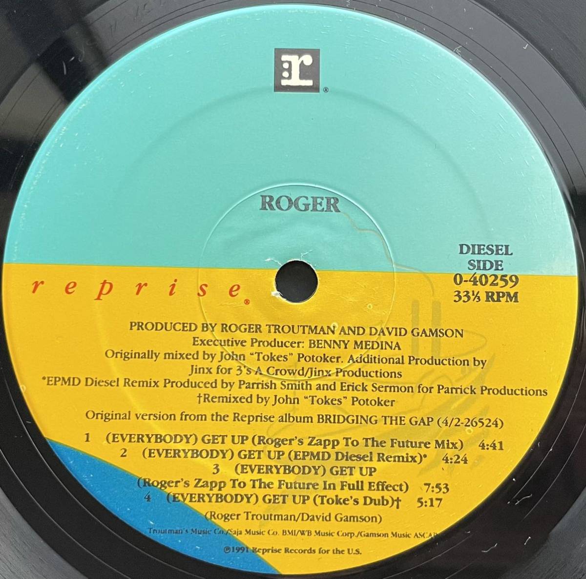 ZAPP・Roger人気曲 (Everybody) Get Up 12inch盤その他にもプロモーション盤 レア盤 人気レコード 多数出品。の画像4