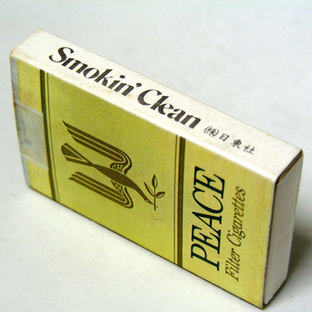 マッチ箱【ＰＥＡＣＥ】たばこマッチ Smokin'Clean ㈱日東社 昭和レトロ コレクション 1970-80年頃入手 当時物 匿名配送[J27]の画像3