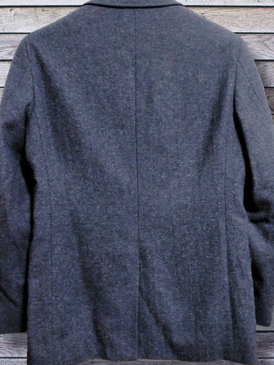 GLR 紺ブレ テーラードジャケット シングル 2B ネイビー Mサイズ
