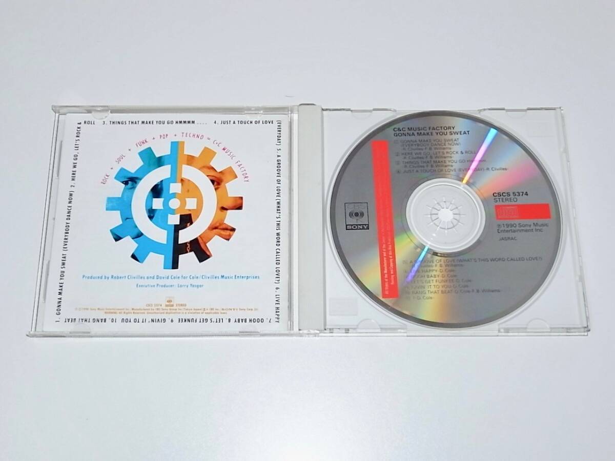 中古 CD C&C MUSIC FACTORY GONNA MAKE YOU SWEAT Ｃ＋Ｃミュージック・ファクトリー エヴリバディ・ダンス・ナウ！の画像2