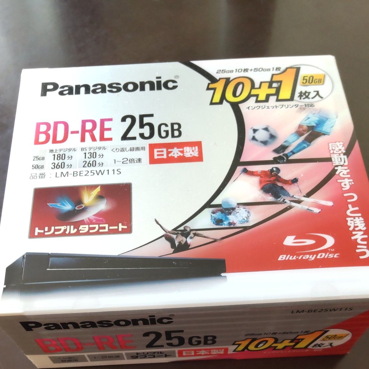 Panasonic パナソニック LM-BE25W11S BD-RE ブルーレイディスク 録画用BD-RE25GB ＋50GB