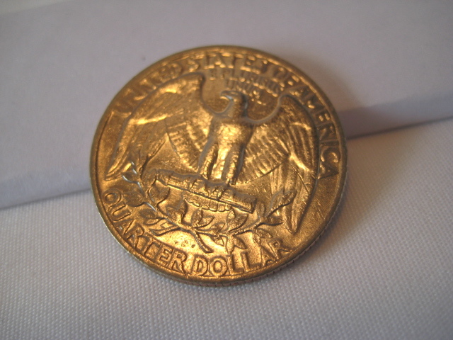 ヤフオク アメリカ合衆国 リバティ２５セント硬貨 １９