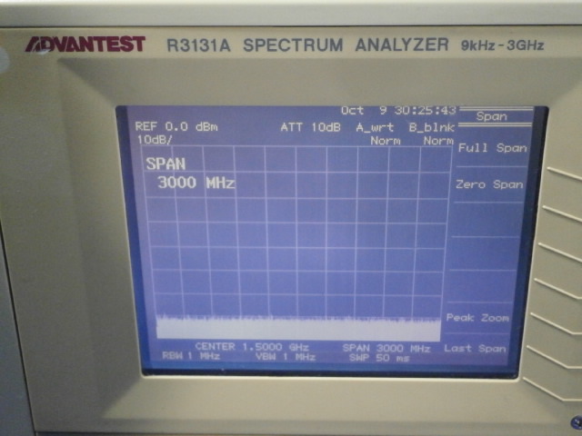 ADVANTEST R3131A SPECTRUM ANALYZER 9kHz-3GHz