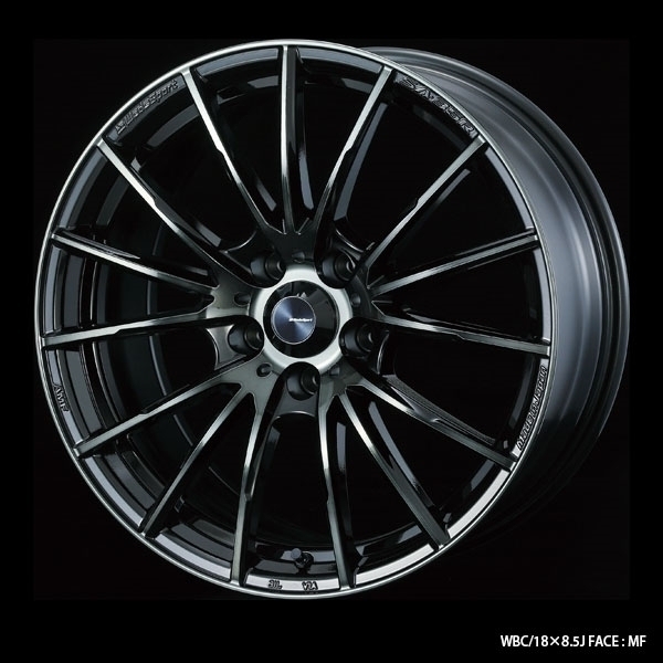 (1本の価格です) Weds Sport ウェッズスポーツ ホイール (SA-35R) (BLCII) 18×9.5J +45 5H/114.3 (73638)_画像3