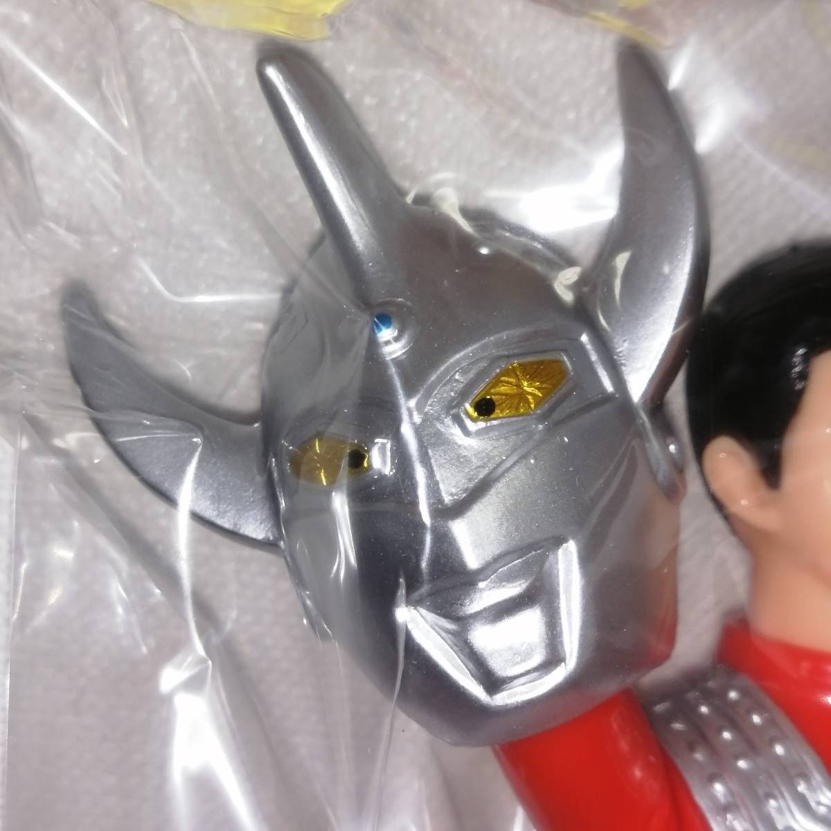 BULLMARK ブルマァク ソフビ マスク取れ S ウルトラマンタロウ シルバー 検 ウルトラマン ゴジラ M1号 マルサン ベアモデル メディコムトイ_画像3