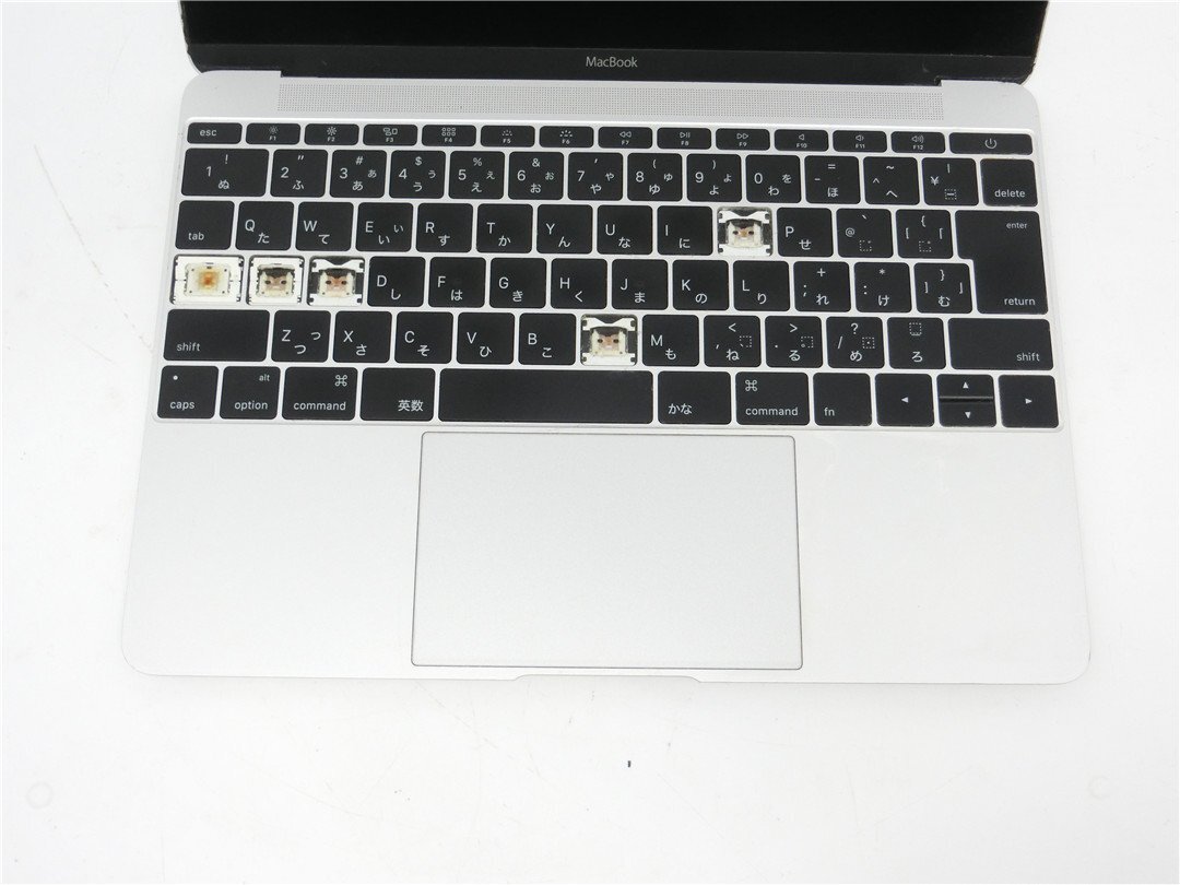 中古 Macbook  A1534   通電しません  水没品 本体止めネジ欠品  詳細不明 ノートPCパソコン ジャンク品 の画像2