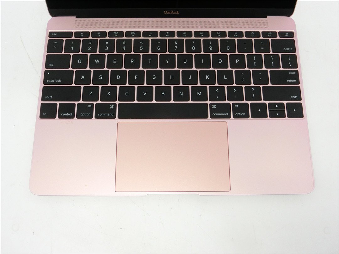 中古　Macbook 　A1534　 　通電しません　英語キーボード　本体止めネジ欠品 　詳細不明　ノートPCパソコン　ジャンク品　_画像2