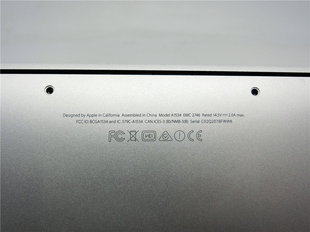  used Macbook A1534 electrification doesn't do body cease screw lack of details unknown Note PC personal computer junk free shipping 