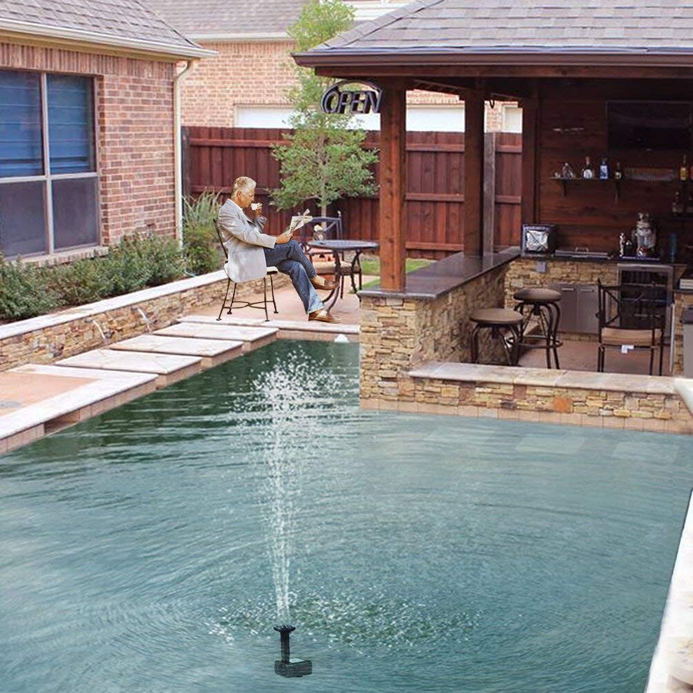 ソーラー 噴水 ソーラー 池 ポンプ 庭の噴水用 省エネ 池でも使えるポンプ　太陽光　自動_画像6