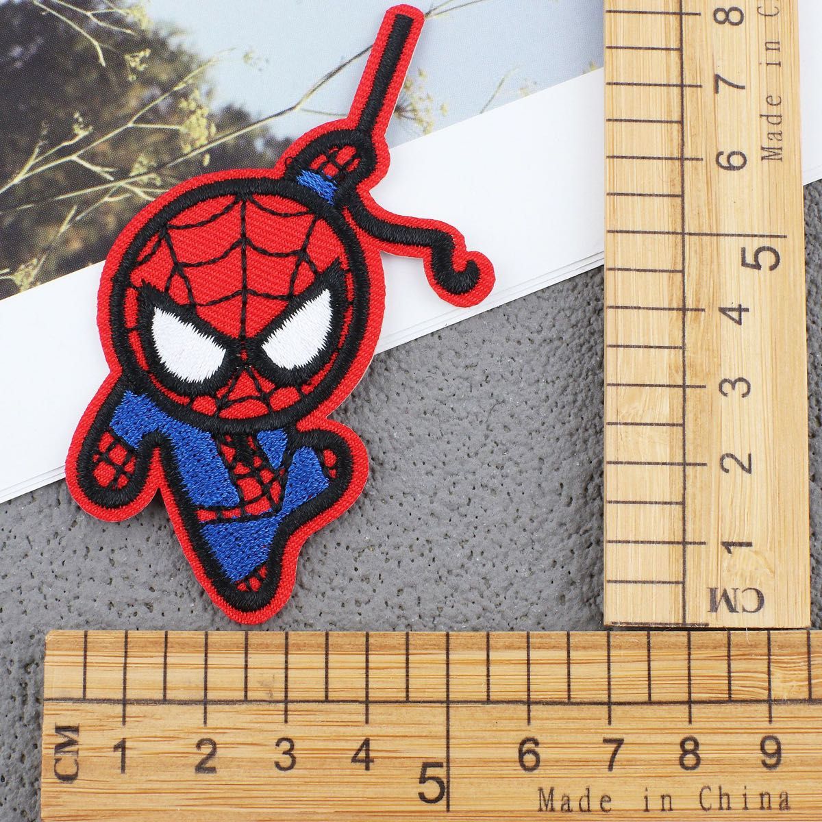 スパイダーマン アイロンワッペン 刺繍 アップリケ 20枚セット 新品