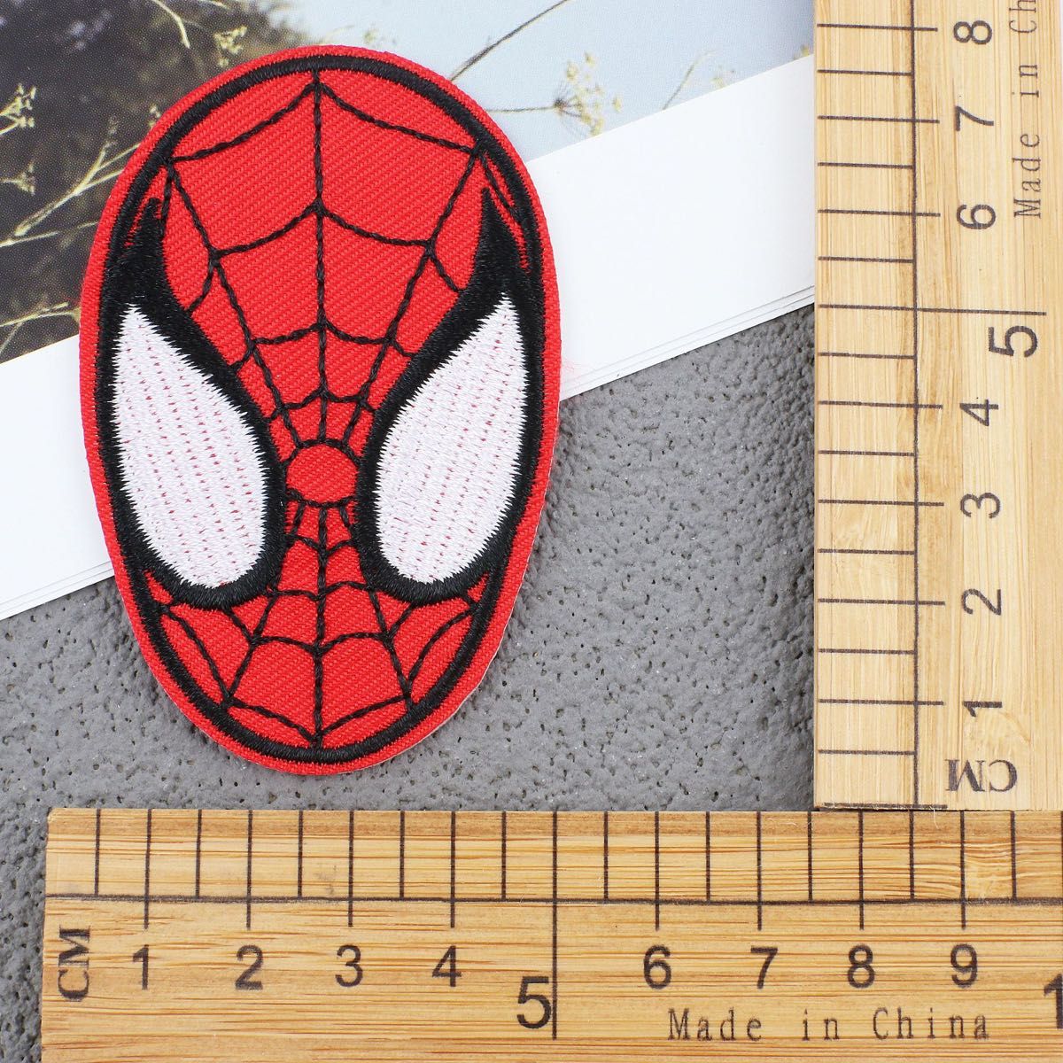 スパイダーマン アイロンワッペン 刺繍 アップリケ 20枚セット 新品
