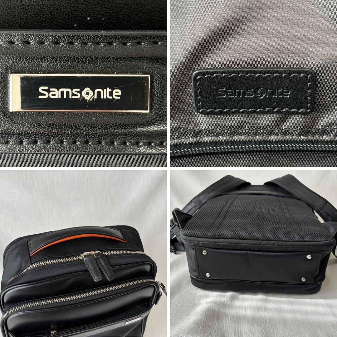 ＜超美品!!＞■Samsonite サムソナイト エピッド3 リュック バックパック ビジネス 通勤 普段使い 拡張可 A4/PC ブラック 黒 GV9-005_画像8