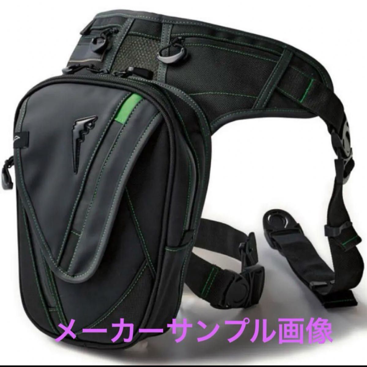 ◆新品！◆タグ付き！ ◆カワサキプラザ限定！クシタニ カワサキ コラボ レッグバック KUSHITANI Kawasaki 