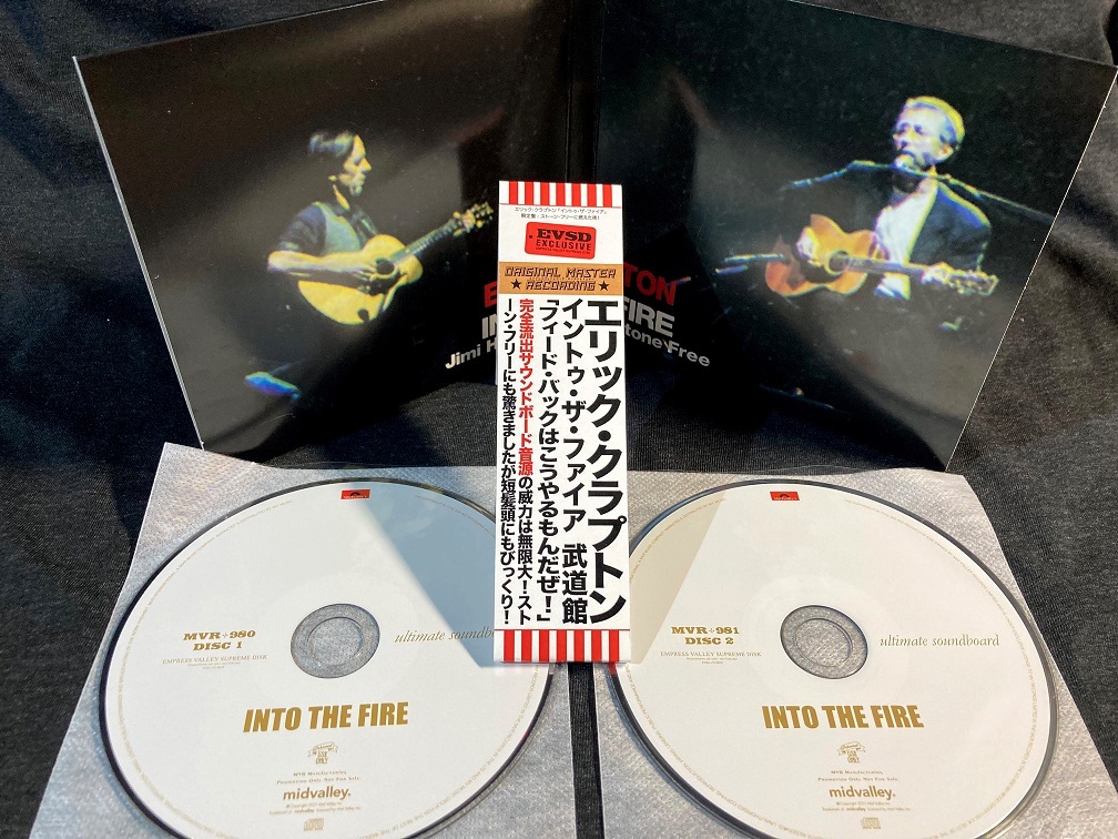 ●Eric Clapton - イントゥ・ザ・ファイヤ 武道館 Into The Fire : Mid Valley プレス2CD見開き紙ジャケット_画像2