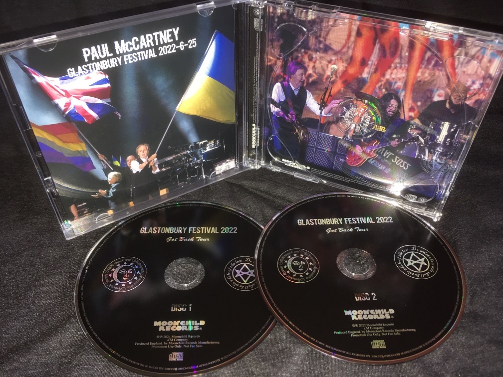 ●Paul McCartney - Glastonbury Party 2022 : Moon Child プレス2CD_画像2