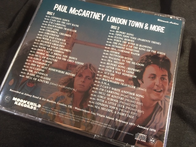 ●Paul McCartney - London Town & More : Moon Child プレス2CDの画像3