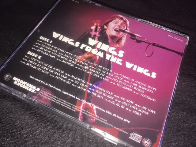 ●Wings - Wings From The Wings Over America カラージャケット : Moon Child プレス2CD_画像3