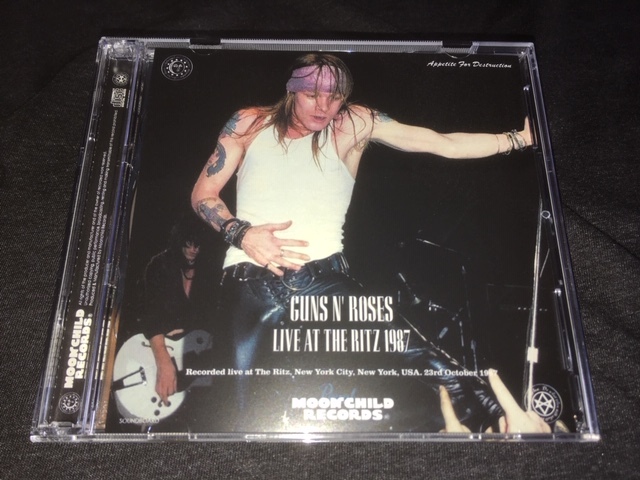 ●Guns N' Roses - Live At The Ritz 1987 : Moon Child プレスCD & DVDの画像1