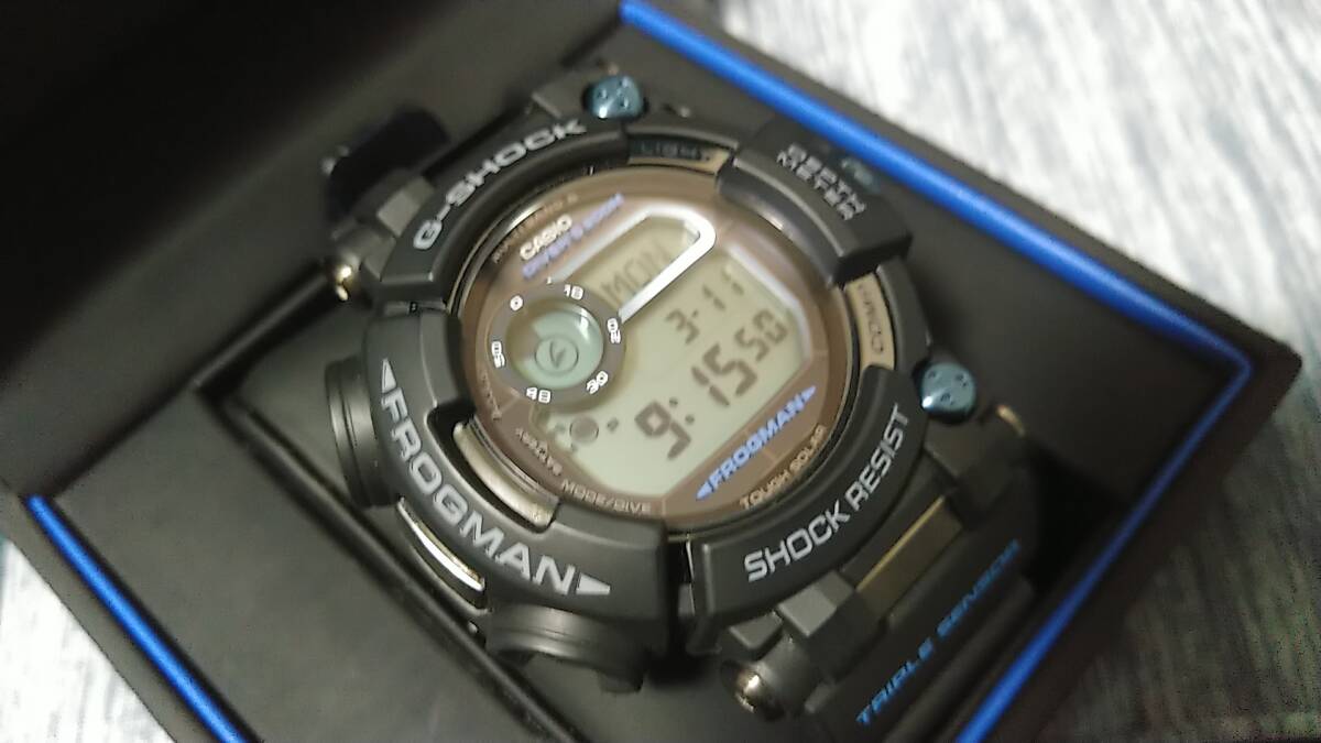 【送料無料】CASIO G-SHOCK「MASTER OF G-SEA」FROGMAN【GWF-D1000B-1JF】タフソーラー・電波受信機能(MULTIBAND6)・トリプルセンサー搭載_画像10