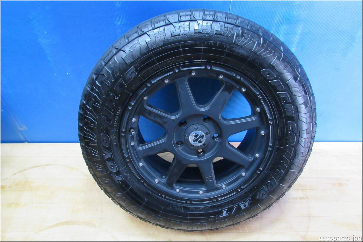 ★★5700★トーヨ－245/65R17・A/T・2023年タイヤ・XJ・17×7J・ET40・穴5・PCD127・社外アルミホイール・ジープ等★★の画像2