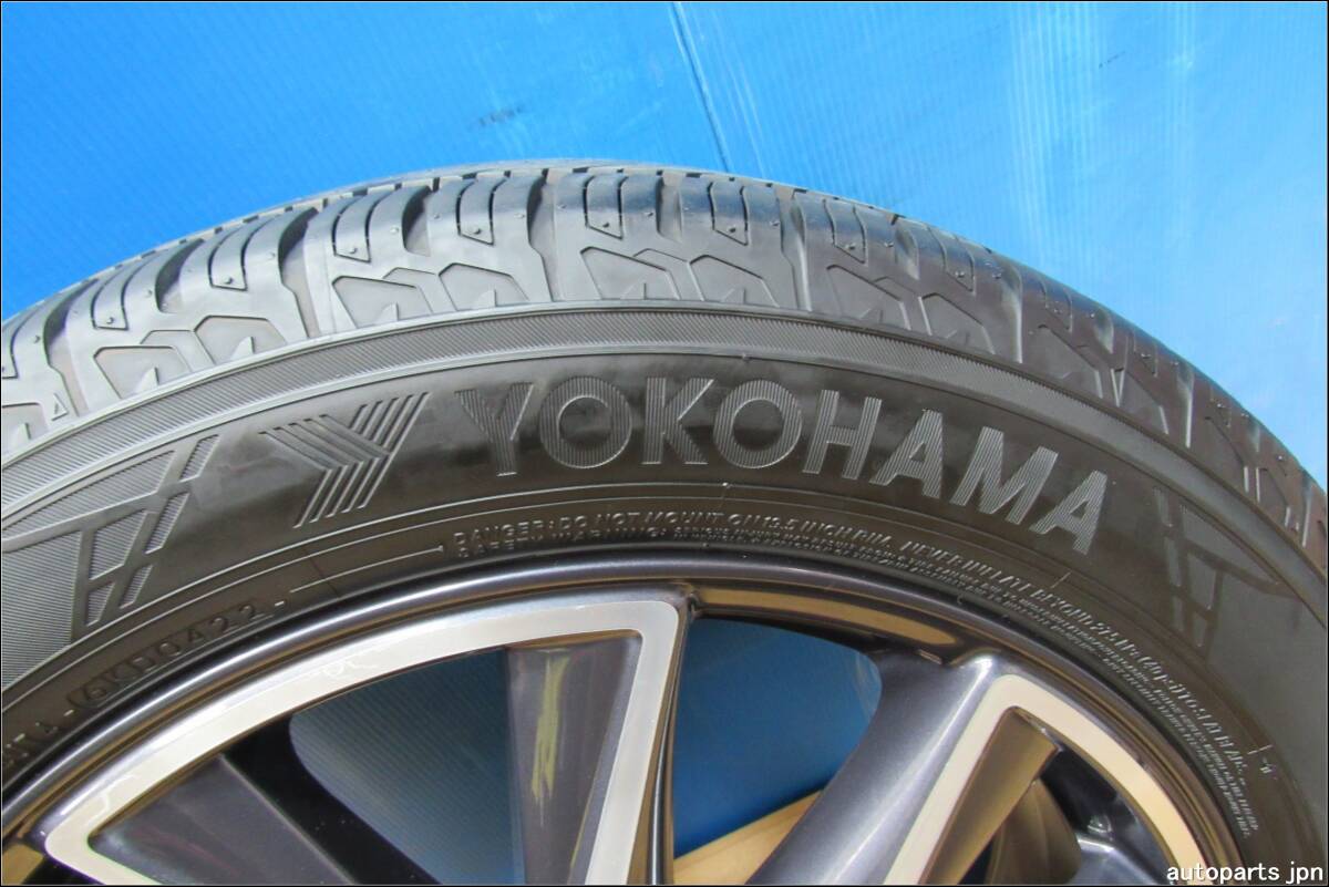 ★★5758★★ヨコハマ・225/55R19夏2022年・タイヤ・マツダ純正・19×7J・ET45・穴5・PCD114.3・CX-5等★★_画像3