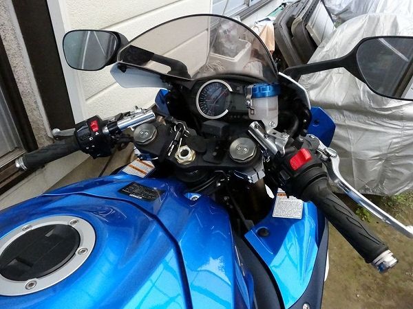 50パイ 50mm セパハン 銀 角度調節式HIGH セパレートハンドル RVF400 CBR900RR RVF750 VTR1000 CBR1000RR等にお勧め！ 倒立◇_画像5