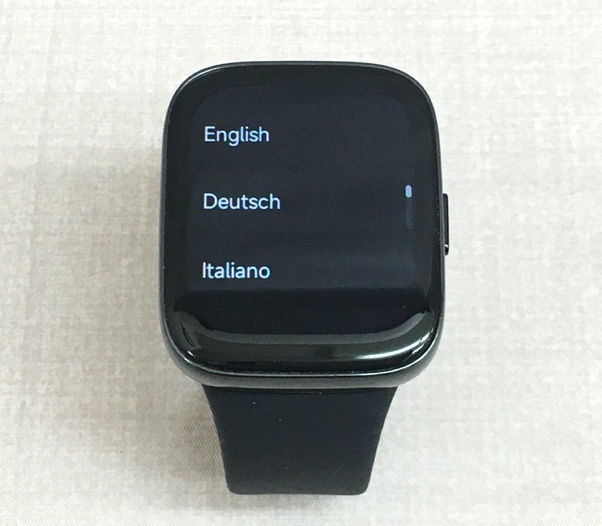 【大黒屋】中古 Xiaomi Redmi Watch3 Active ブラック User Manyual・充電ケーブルあり 箱入り スマートウォッチの画像2