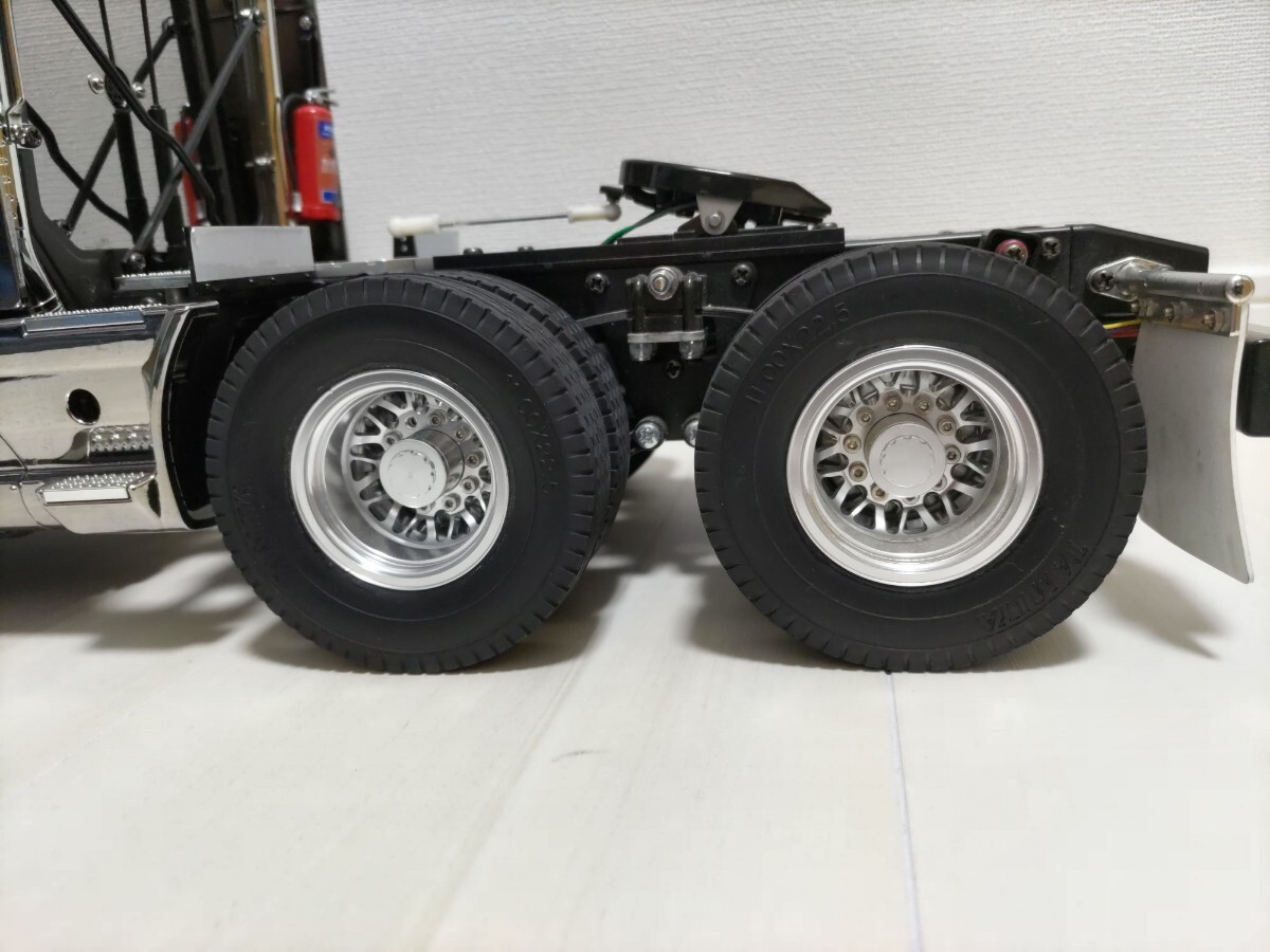 中古 TAMIYA タミヤ 1/14 トレーラーヘッド RC ラジコン フォード エアロマックス メタリックスペシャル フルオペレーション セット_画像10