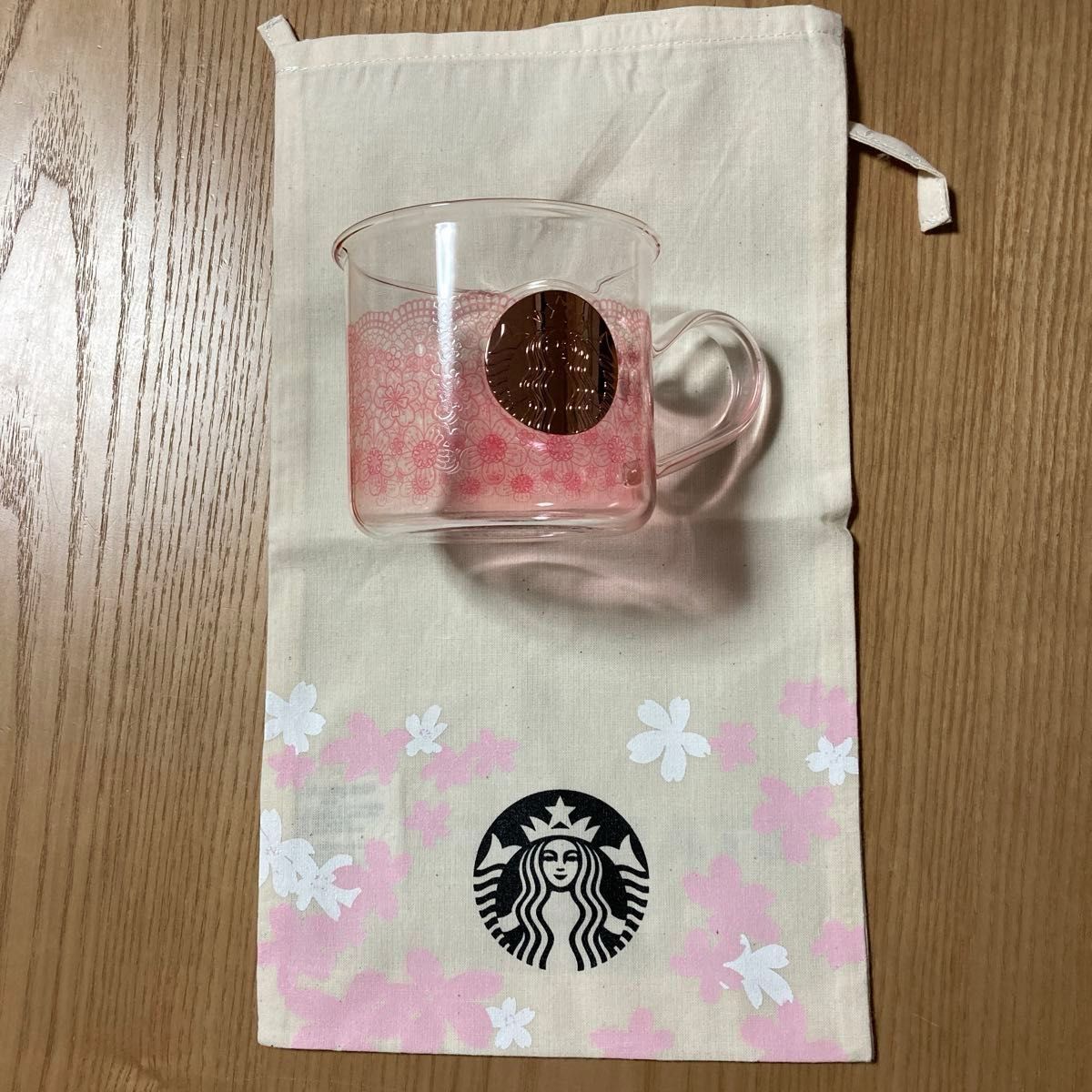 スタバ マグカップ 414ml 桜 ラッピング袋 セット サクラ スターバックス Starbucks プレゼント