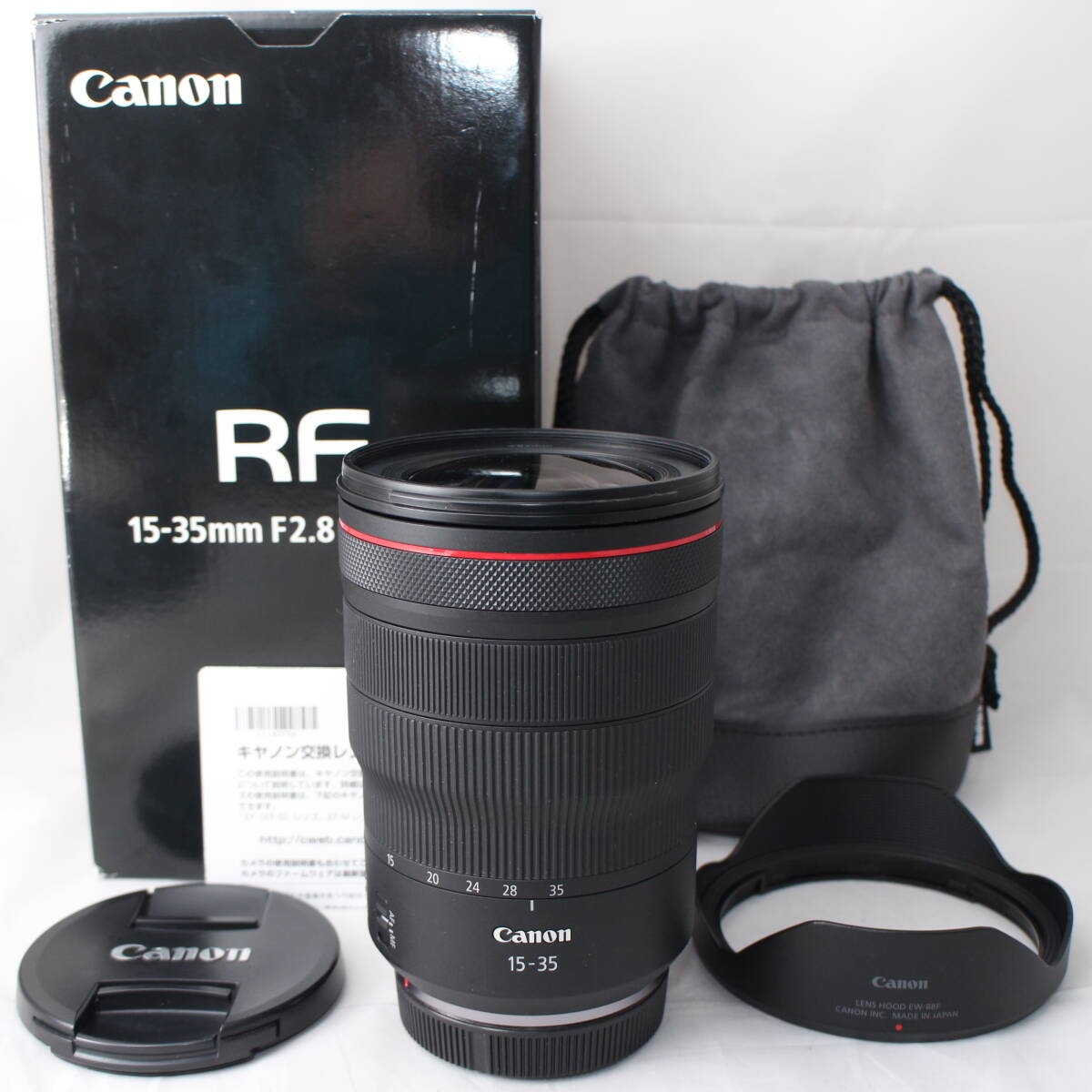 ☆良品☆ Canon RFレンズ RF15-35mm F2.8 L IS USM ブラック キヤノン 15-35 #1432の画像1