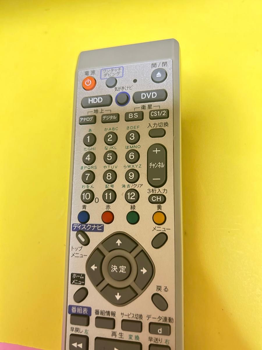 パイオニア　DVD レコーダー　テレビ　リモコンVXX3037