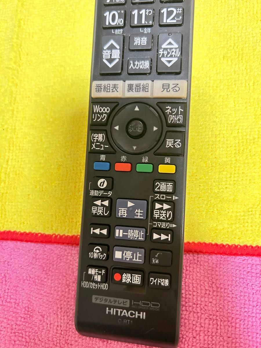 日立 純正　テレビリモコン C-RT1   ③