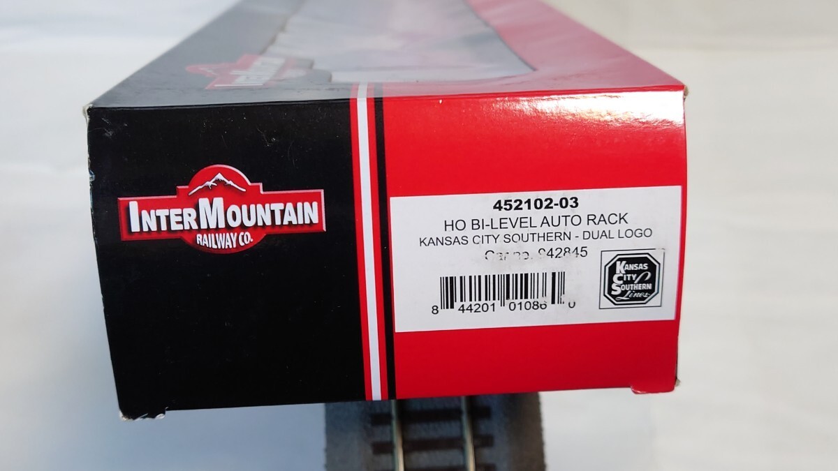 ★InterMountain製 AUTO Rack精密エッチング側板KCSKansas City Southernアメリカ型貨車貨物列車BNSFUPユニオンパシフィック増結カーラックの画像7