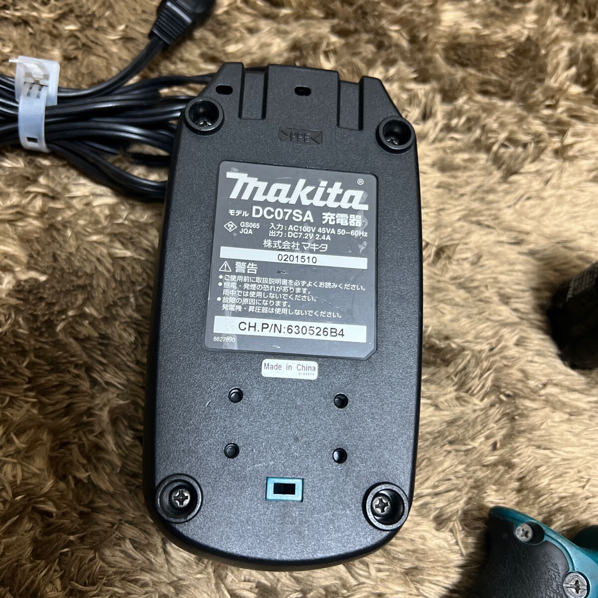 makita マキタ 充電式ペンインパクトドライバーTD021D 7.2V 訳あり 充電器 バッテリー2個セット_画像9
