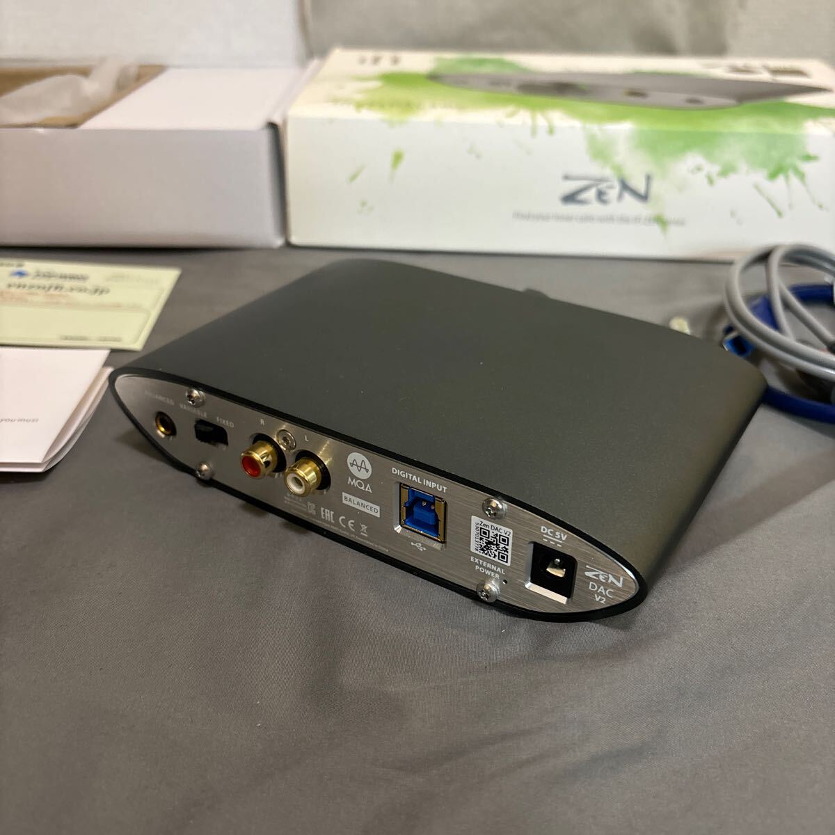 [中古品] iFi audio ZEN DAC 小型据え置きDAC（兼プリアンプ＆ヘッドフォンアンプ）【国内正規品】_画像3