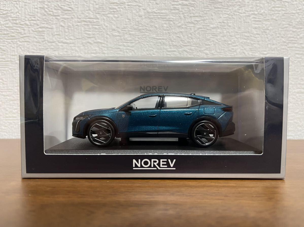 NOREV ノレブ 1/43 Peugeot 408 GT HYBRID 2023 オブセッションブルー 送料無料 ミニカー プジョー _画像1