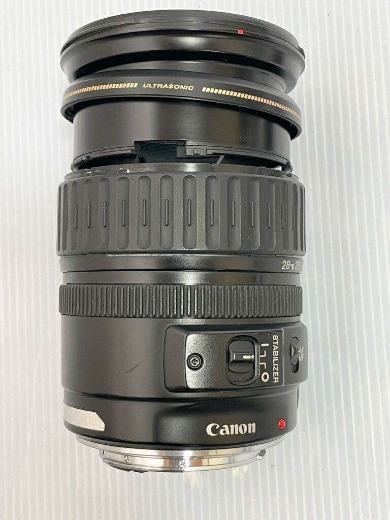 Canon キヤノン レンズ ZOOM EF 28-135mm 1:3.5-5.6 IS ジャンク　カビ曇りあり_画像4