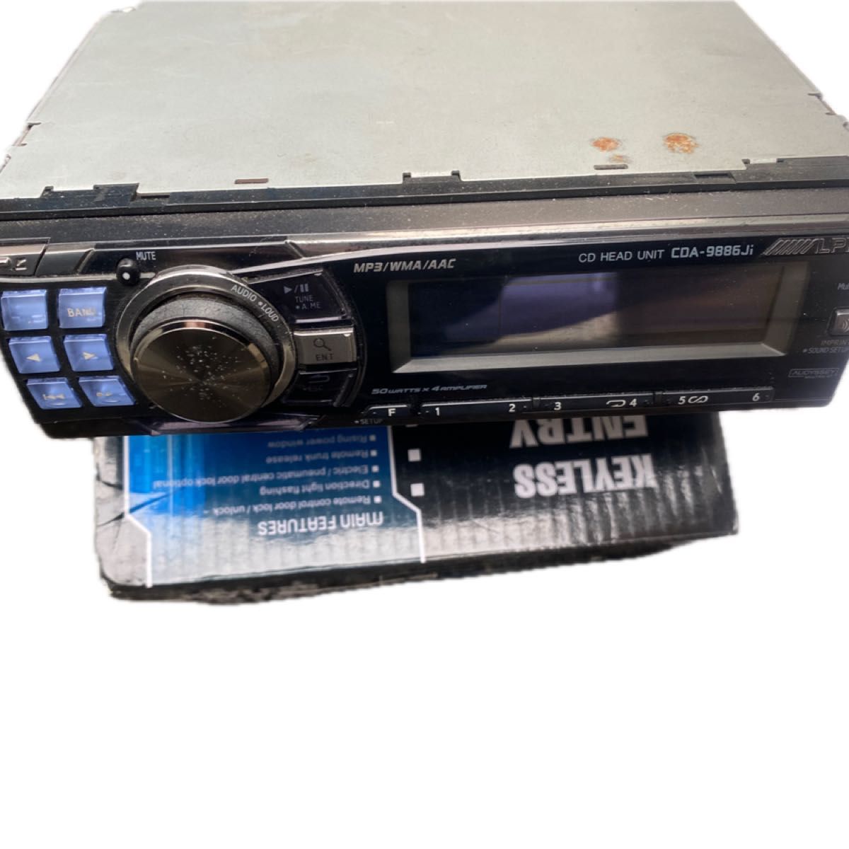 ALPINE アルパイン 1DIN CD MP3  ヘッドユニット オーディオ　CDA-9886Ji 中古品