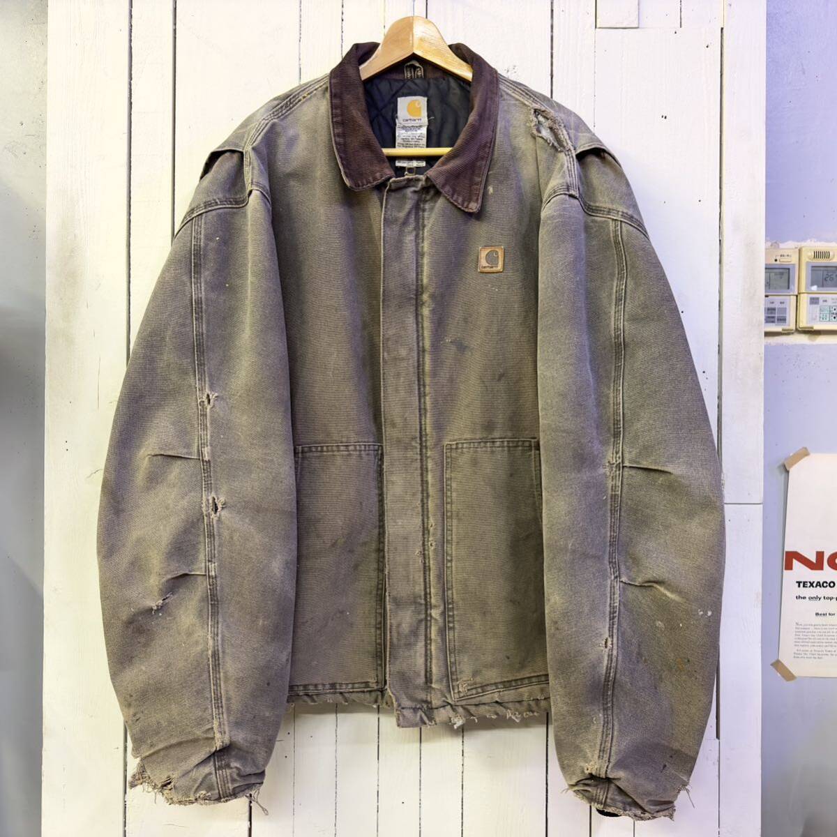 carhartt カーハート ドラディショナルジャケット デトロイトジャケット 2XL 裏キルティング ヴィンテージ古着 USA製 アメリカ _画像1