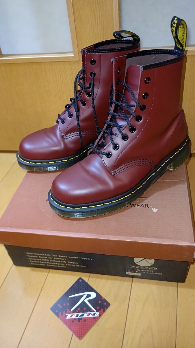 1円スタート　中古美品　ROTHCO　5057R　DESERT TAN SPEEDLACE BOOT　デザート　タン　スピードレース　ブーツ　9R　27cm程度_画像1