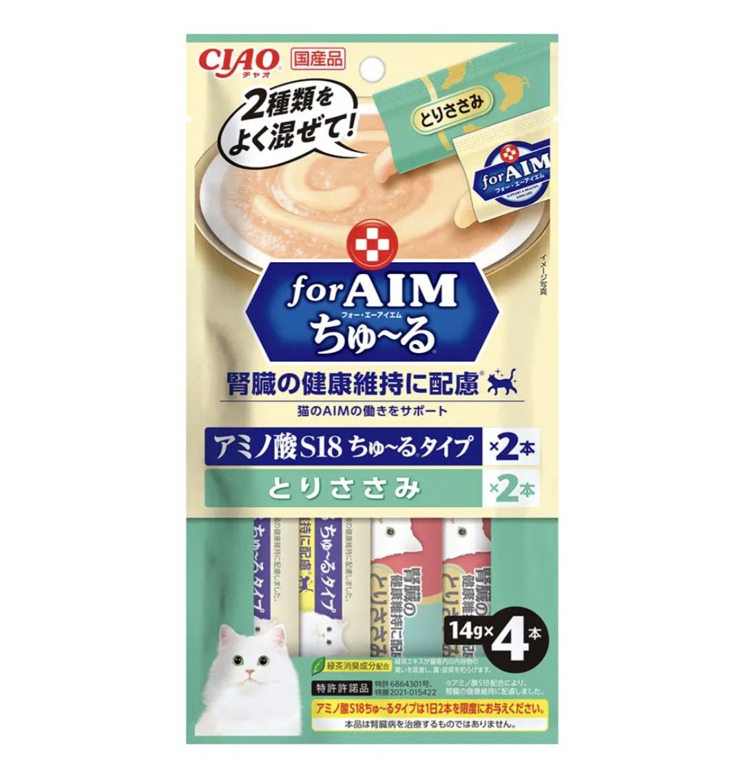 チャオ ちゅーる いなば AIM 猫 おやつ CIAO　5袋 10袋