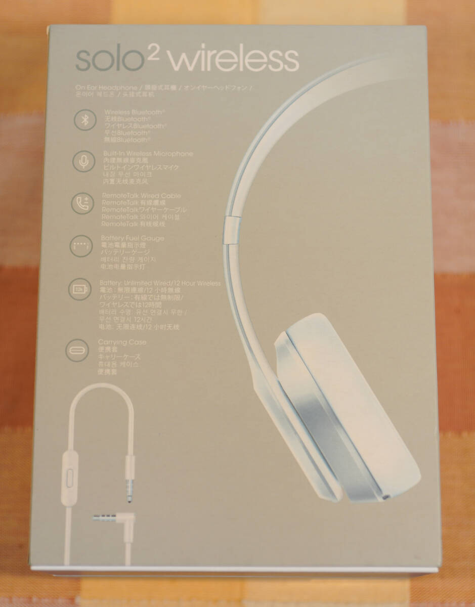 Beats Solo2 Wireless ヘッドフォン ROSE GOLD 新古B0534 /バッテリ新品交換済_画像7