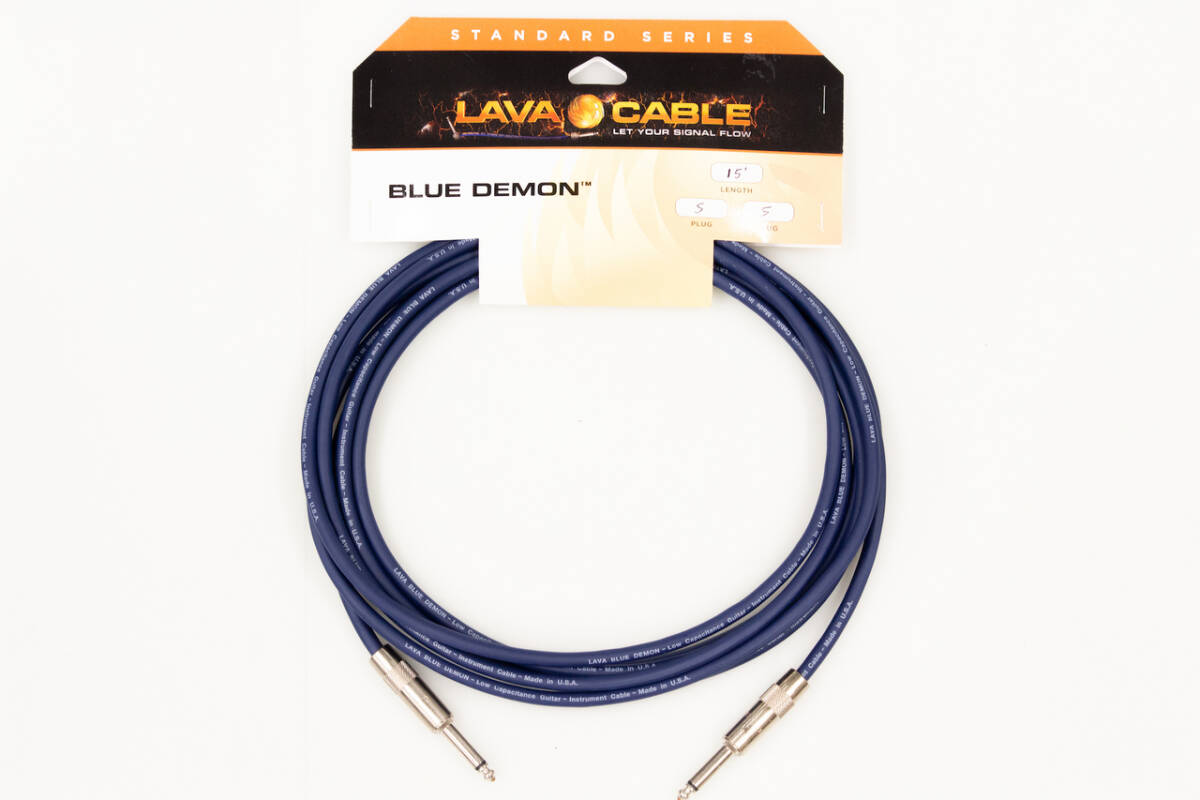 【new】LAVA CABLE / 15FT(4.5m) BLUE DEMON CABLE S-S【横浜店】