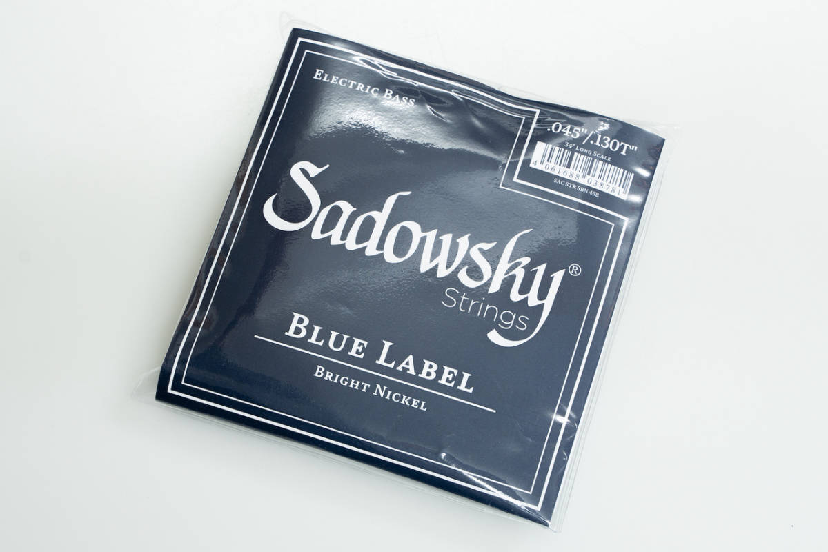 【new】Sadowsky / SBN45B Blue 5弦用ニッケル弦【GIB横浜】_画像1