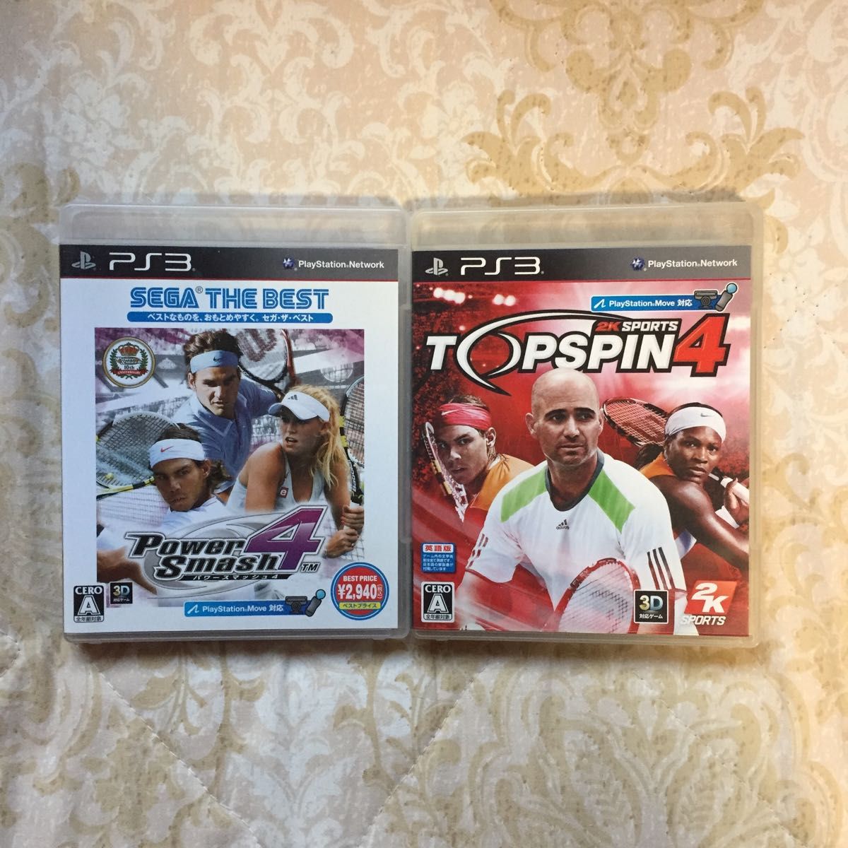 【翌日発送】【PS3】「Power Smash 4」「Top Spin 4」テニスゲーム2本セット