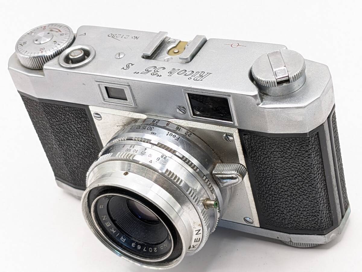 ★希少・ワケあり大特価★ Ricoh リコー 35s RIKENON 1:2.8 4.5cm トリガー巻上げ #1337_画像3